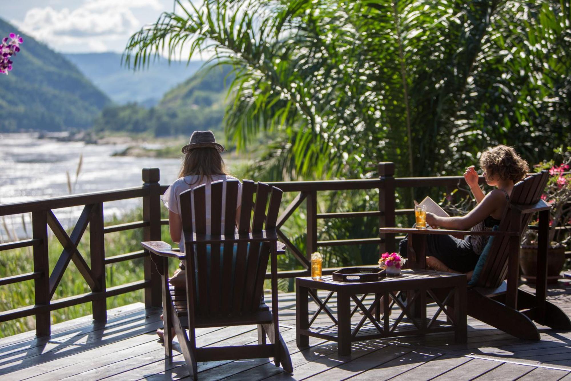 The Luang Say Lodge Pakbeng Luaran gambar